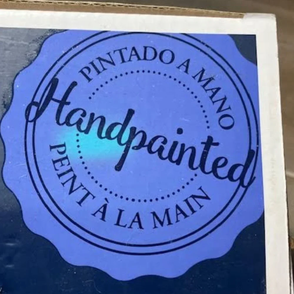 Gibson Elite hand painted 2-piece bake wear set. - Picture 5 of 5